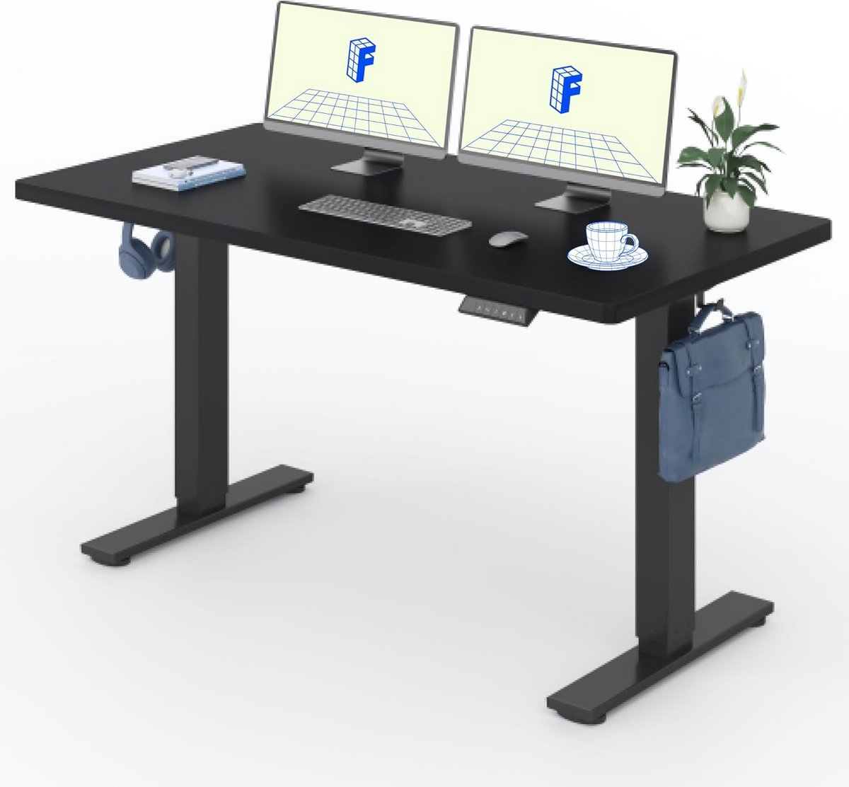 Elektrisch In Hoogte Verstelbaar Bureau Frame (140x70cm) Werken Zitten/Staan