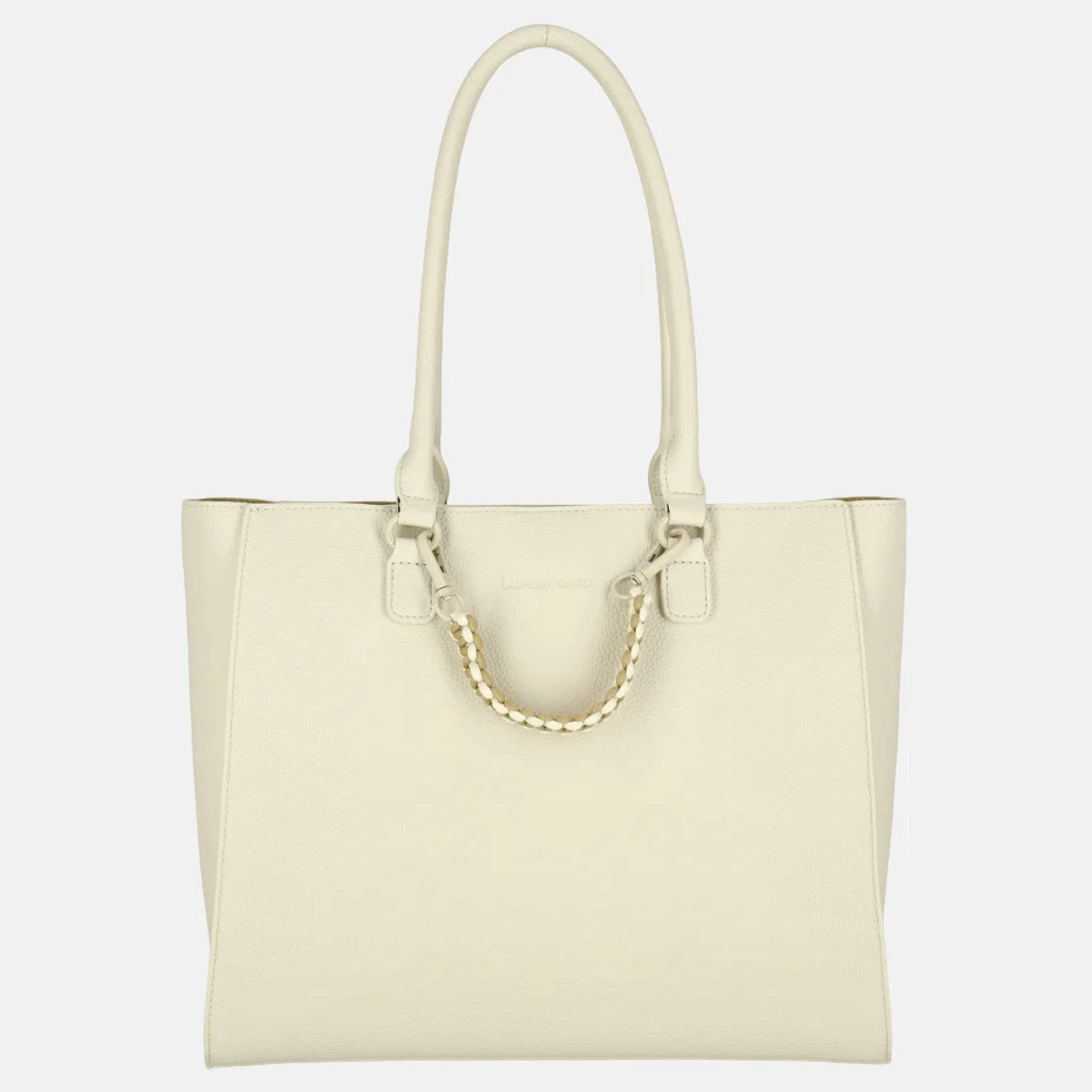 Laurent David Dorine shopper white/goud