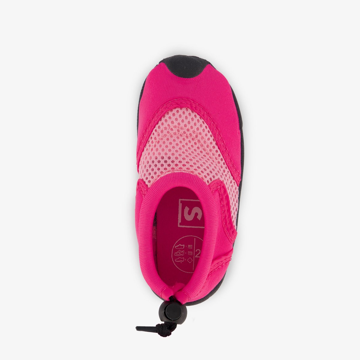 Kinder waterschoenen met aantrekkoord roze - Maat 22