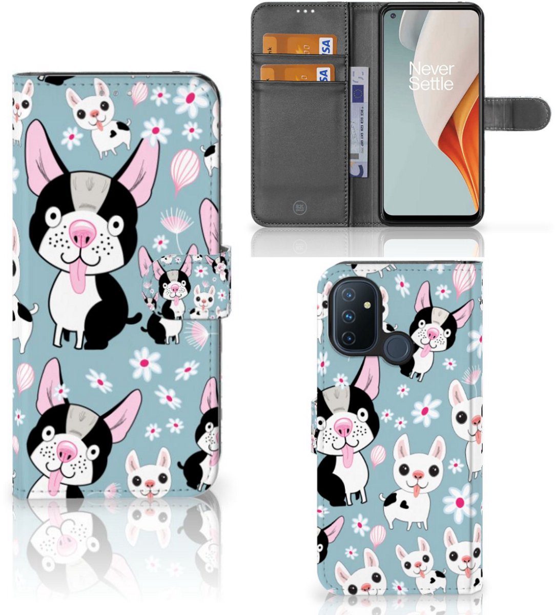 OnePlus Nord N100 Telefoonhoesje met Pasjes Hondjes