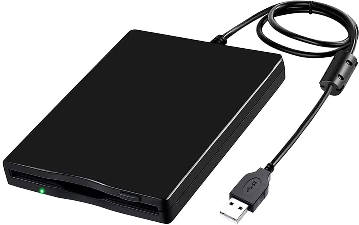 USB Floppy Disk Drive 3.5'' - 1.44MB FDD Drive Reader - Geschikt voor Windows 10/8/7/XP/Vista