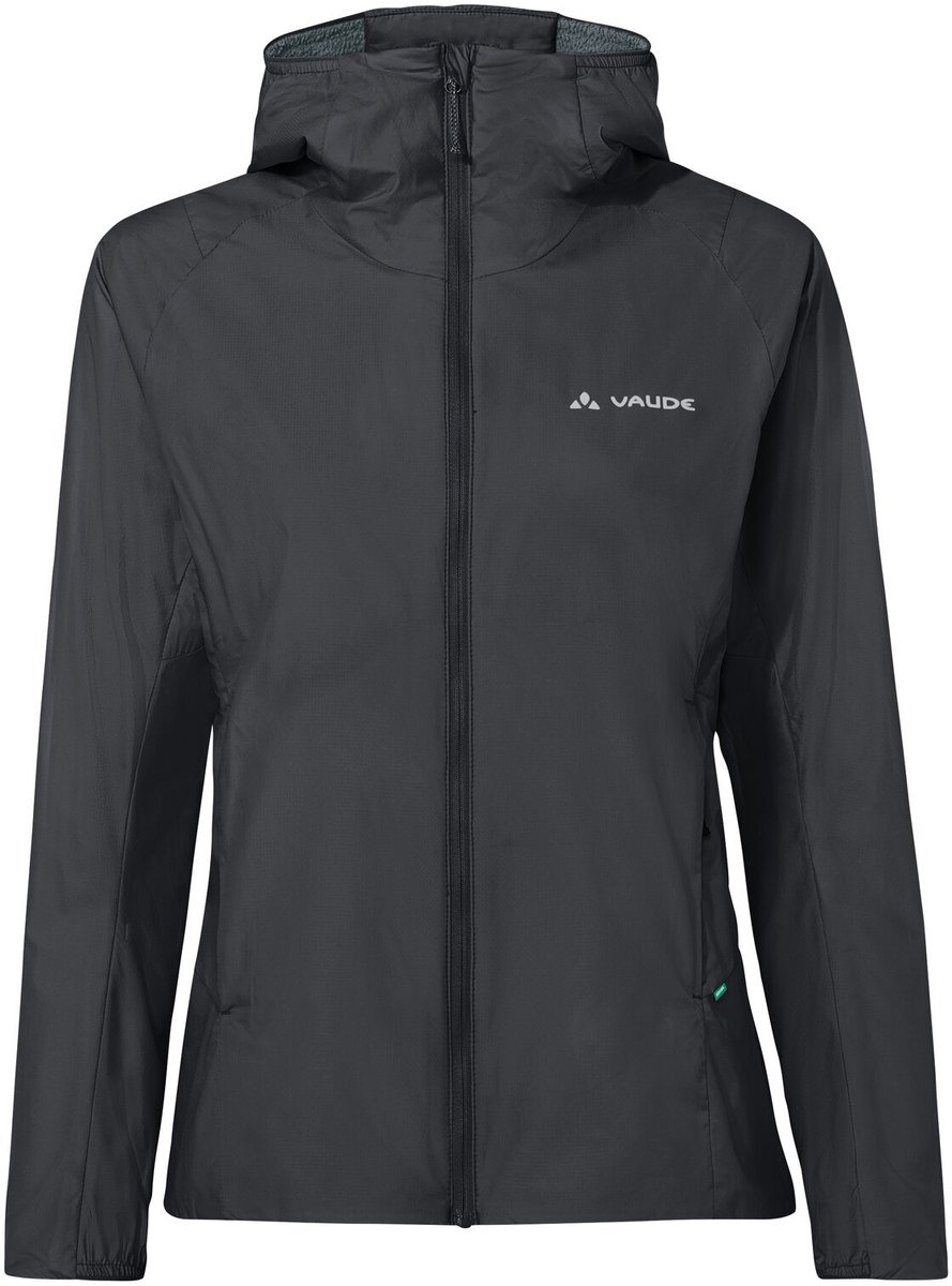 VAUDE Scopi isolatiejas buitenjas dames outdoor sportjassen niet-waterdicht winddicht met capuchon slim fit Zwart