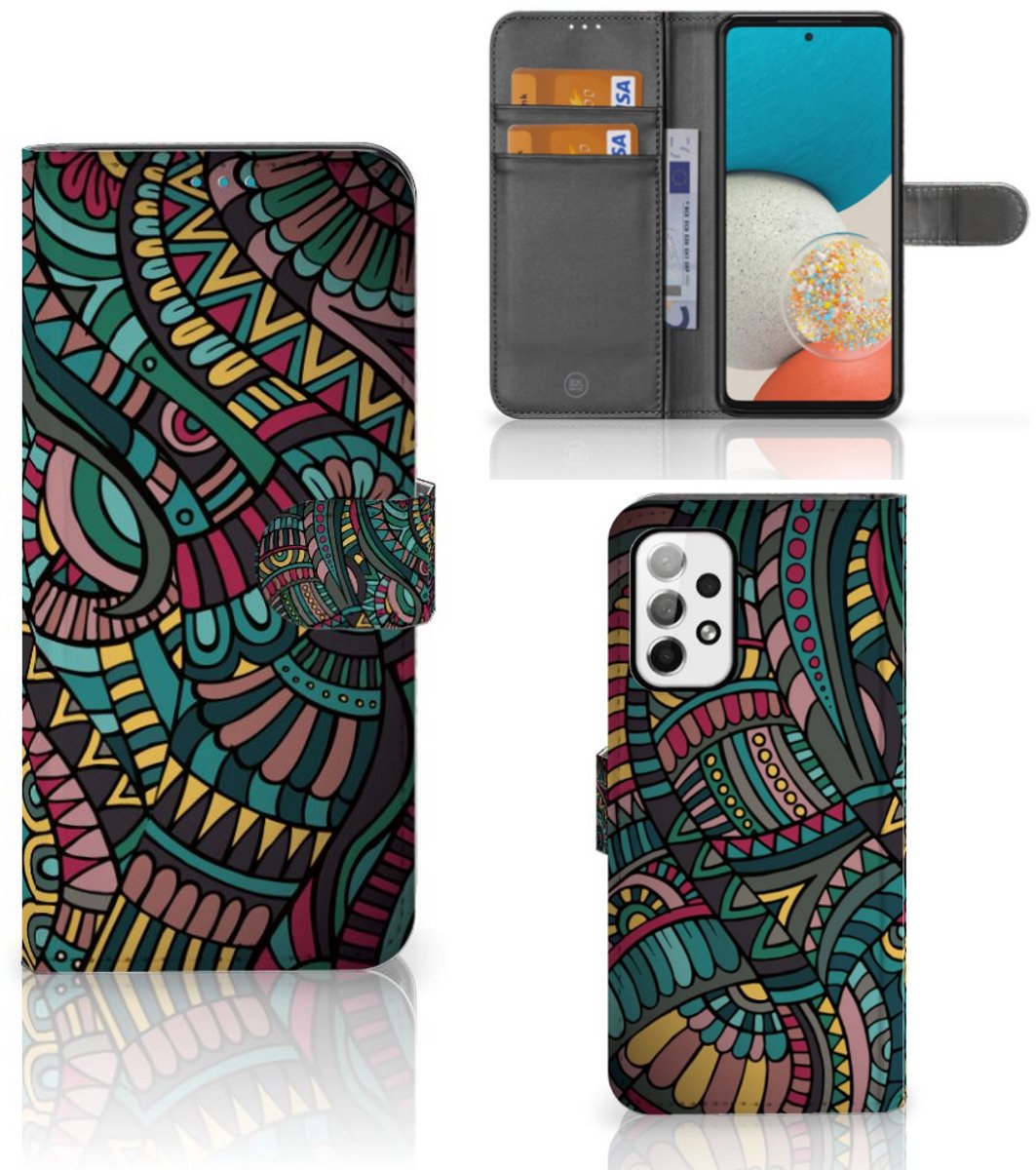 Samsung Galaxy A73 5G Telefoon Hoesje Aztec