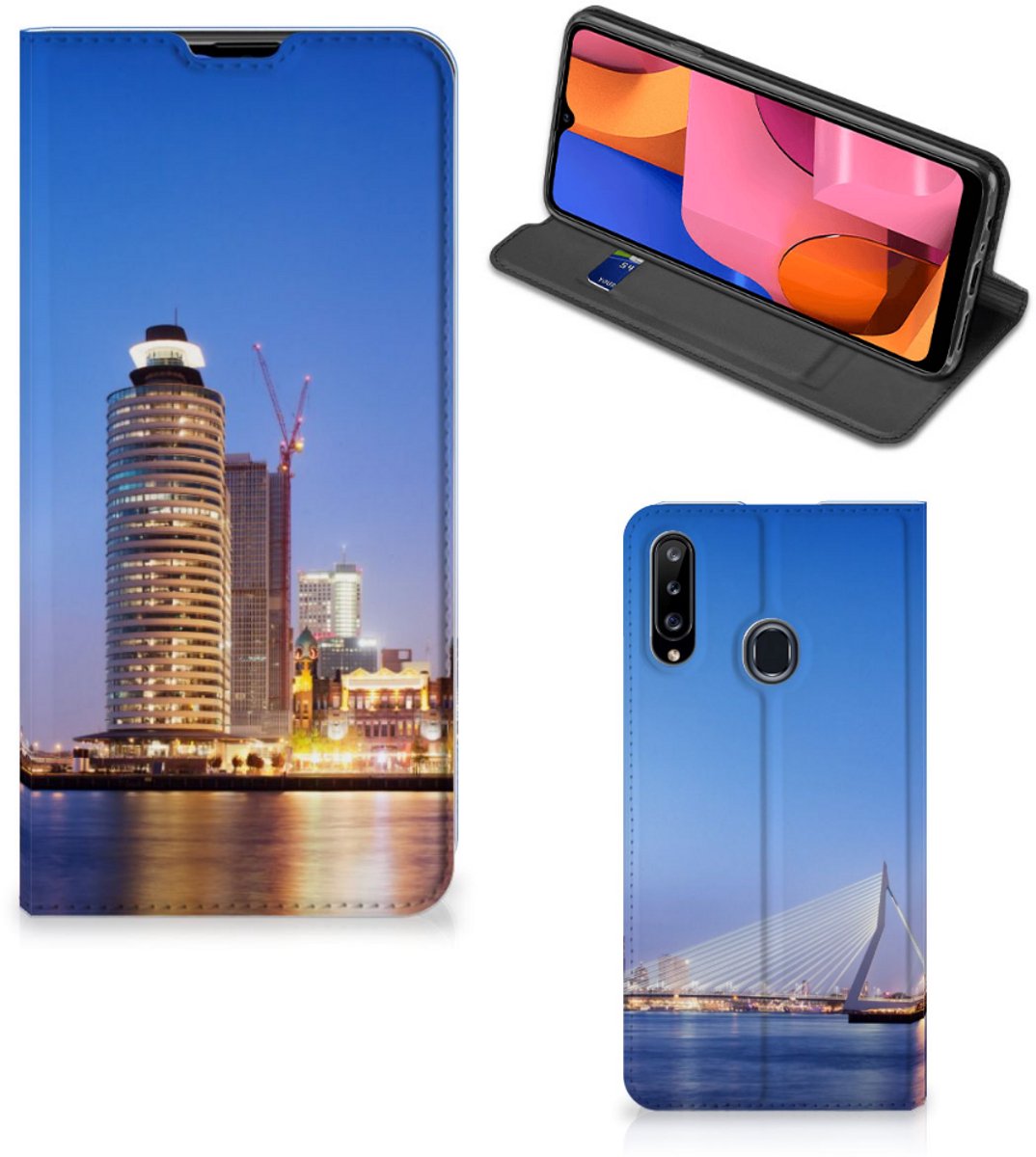 Samsung Galaxy A20s Book Cover Rotterdam
