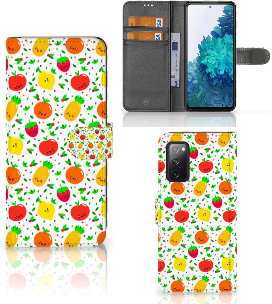 Samsung Galaxy S20 FE Book Cover Fruits