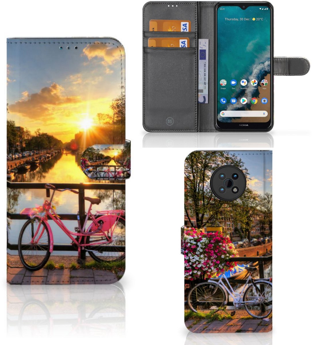 Nokia G50 Flip Cover Amsterdamse Grachten