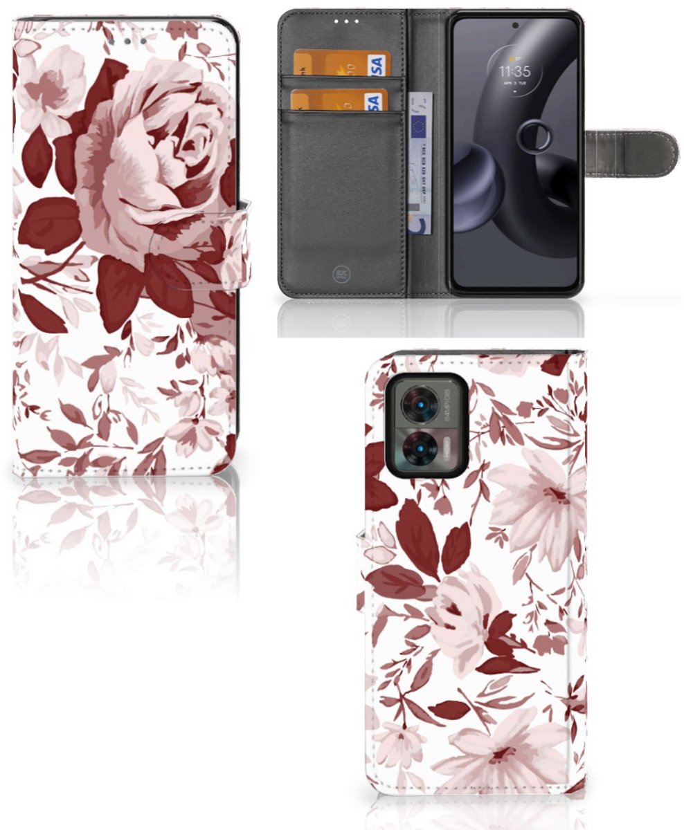 Hoesje Motorola Edge 30 Neo Watercolor Flowers