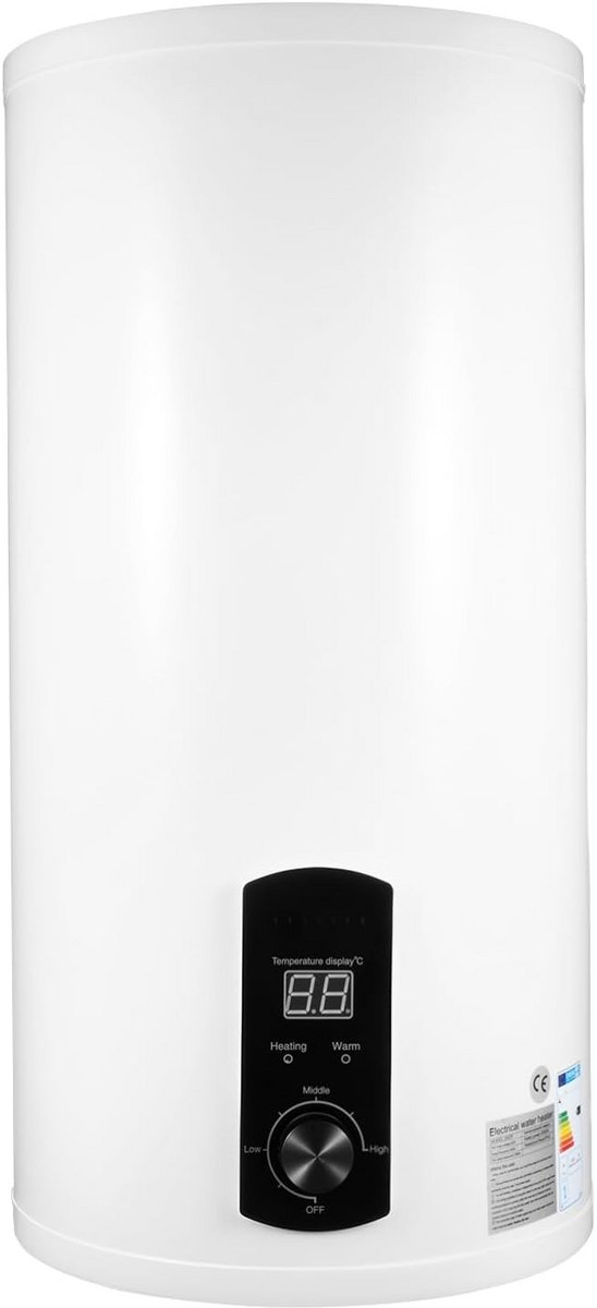 Elektrische Boiler 80 Liter - 2000W Warmwaterboiler met LED-scherm en Wandmontage