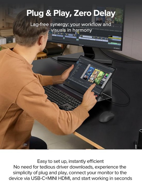 Draagbare Externe Monitor 15.6 Inch Full HD Touchscreen — afbeelding 5