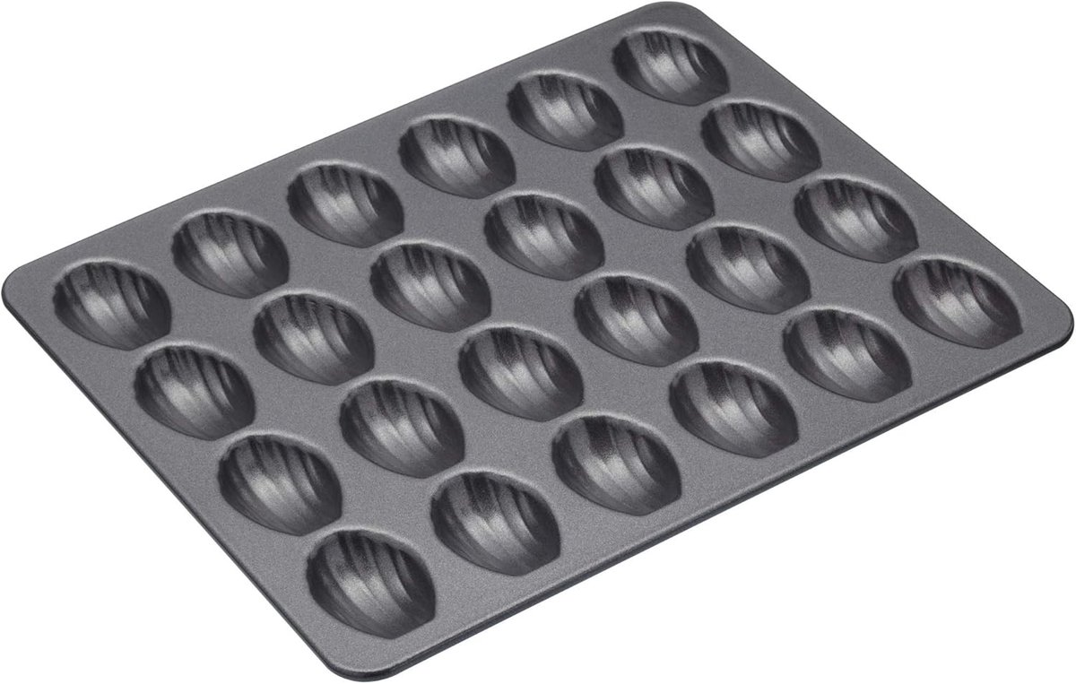 Mini Madeleine Bakplaat met Antiaanbaklaag – 24 Holtes – 27 x 21 cm
