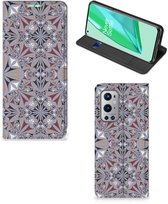 Flip cover OnePlus 9 Pro Smart Cover Flower Tiles