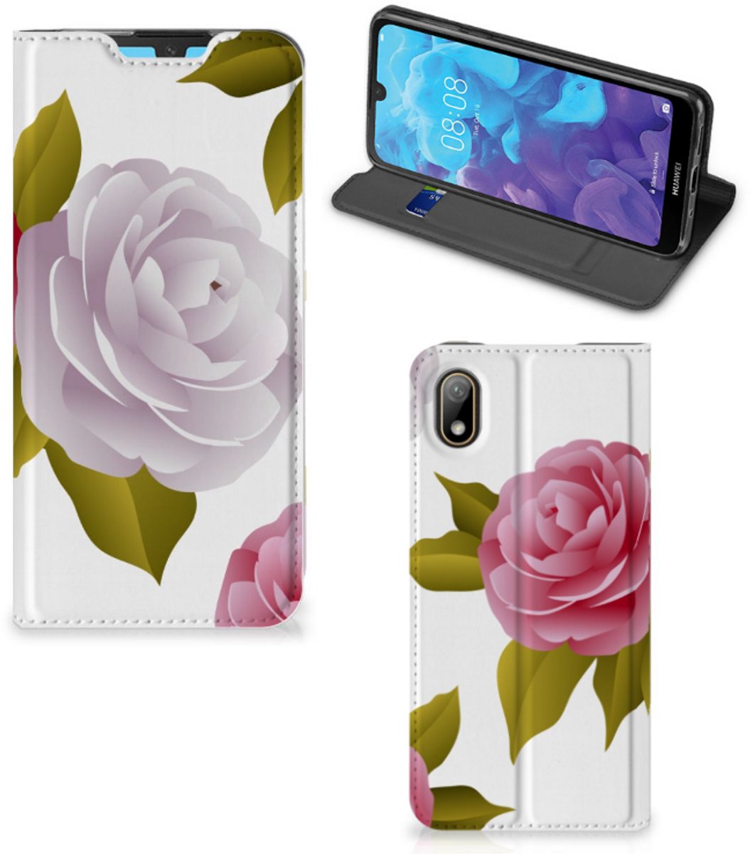 Huawei Y5 (2019) Smart Cover Roses