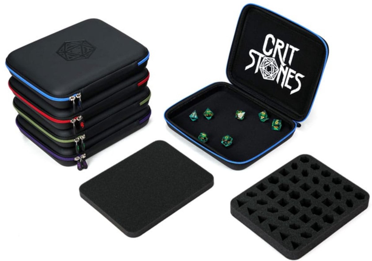 CritStones Dice Case Arcanum Green