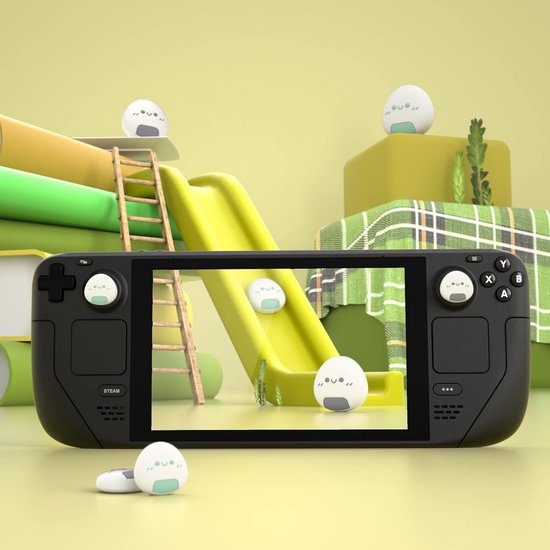 Duimgreep Caps voor Steam Deck en PS Portal Joystick - Zachte Siliconen Grip Covers van Merkloos — afbeelding 3