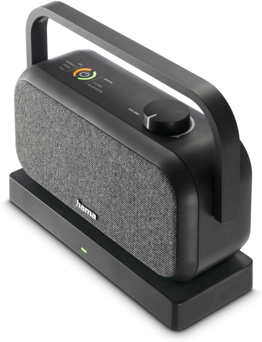 Draadloze Draagbare Stereo Luidspreker met Oplaadstation voor TV