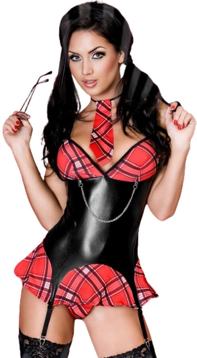 CHILIROSE - CR3195 SCHOOLGIRL COSTUME S/M