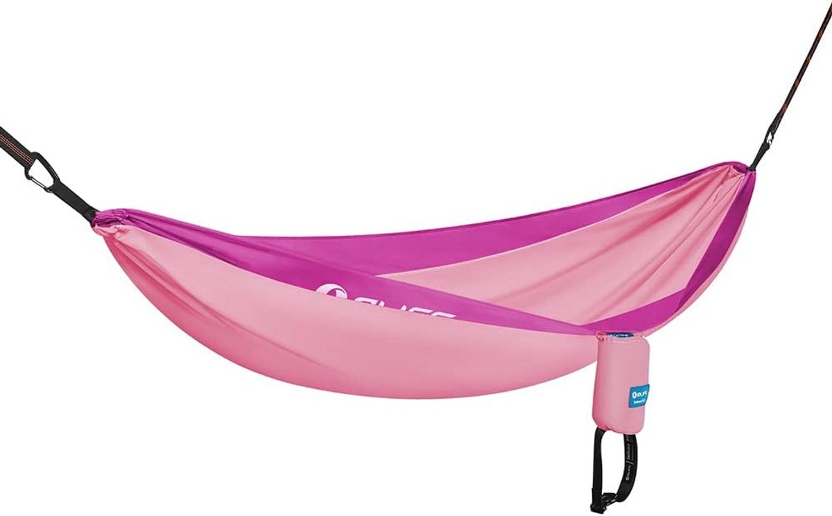 Ultralichte Hangmat voor Buiten en Camping, Inclusief Set (Roze)