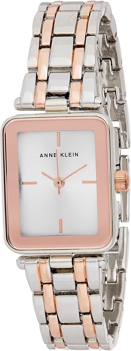 Elegant Dameshorloge Zilver Roségoud Band