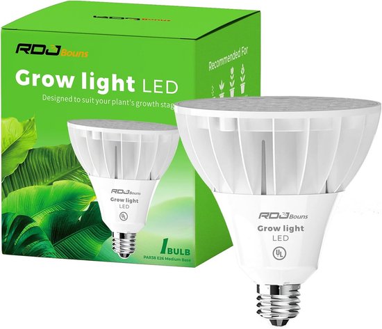 PAR38 Volledig Spectrum Groeilamp E26 26W Krachtige LED Kweekspot voor Binnenplanten