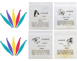 Allecto - Elastische rubberen Orthodontische Beugel Plaatsers - Tandcorrectie - Konijn 3/16 inch - 4 stuks - Geschikt voor Orthodontische Tandenmodel - Rubber - Kromme tanden - Gaten Orthodontische Beugels - 10 stuks.