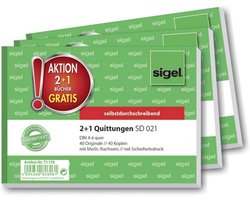 Bonsblok A6 Set van 3 Stuks - Voor Bonnen en Facturatie