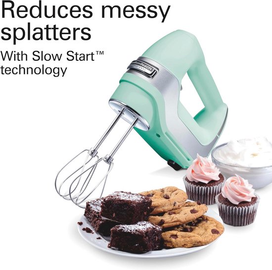 Professionele Elektrische Handmixer met 5 Snelheden en Opbergkoffer van Merkloos — afbeelding 3