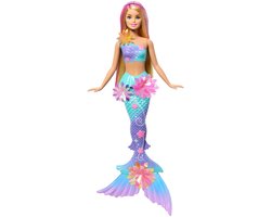 Barbie Flower Magic Zeemeerminpop – Magische Bloemen die Bloeien - Blond & Blauw