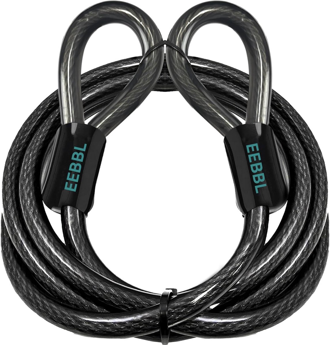 Extra Sterk Fietsslot Kabel 2,1 Meter - Flexibel Staalkabel met Vinyl Coating voor Fiets en Motor