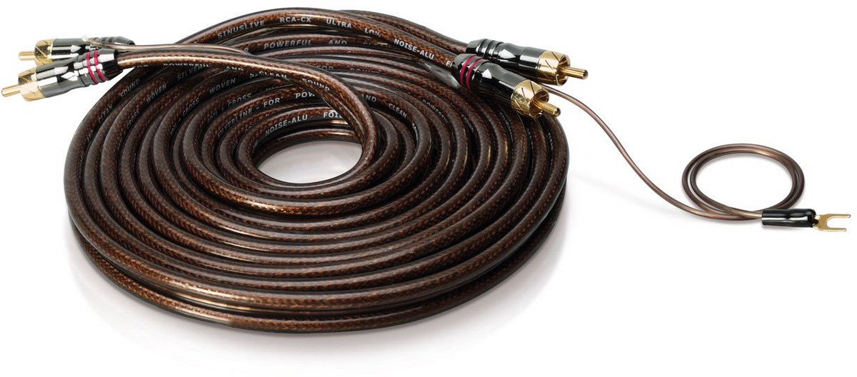 5 Meter RCA Cinch Kabel Plug Audio Stereo Signaal Overdracht