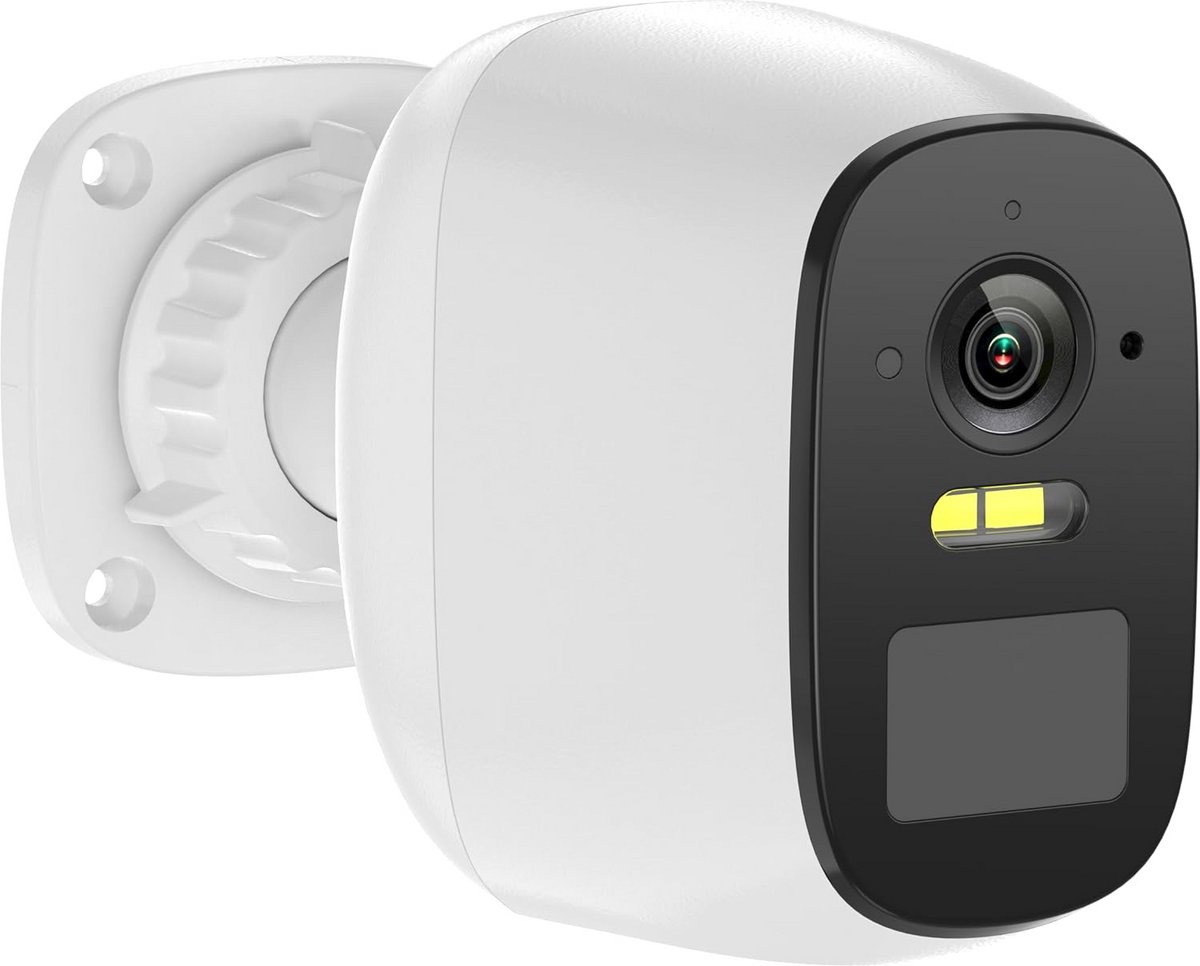 Draadloze Buiten Wifi Camera met Kleuren Nachtzicht, Bewegingsdetectie en Sirene
