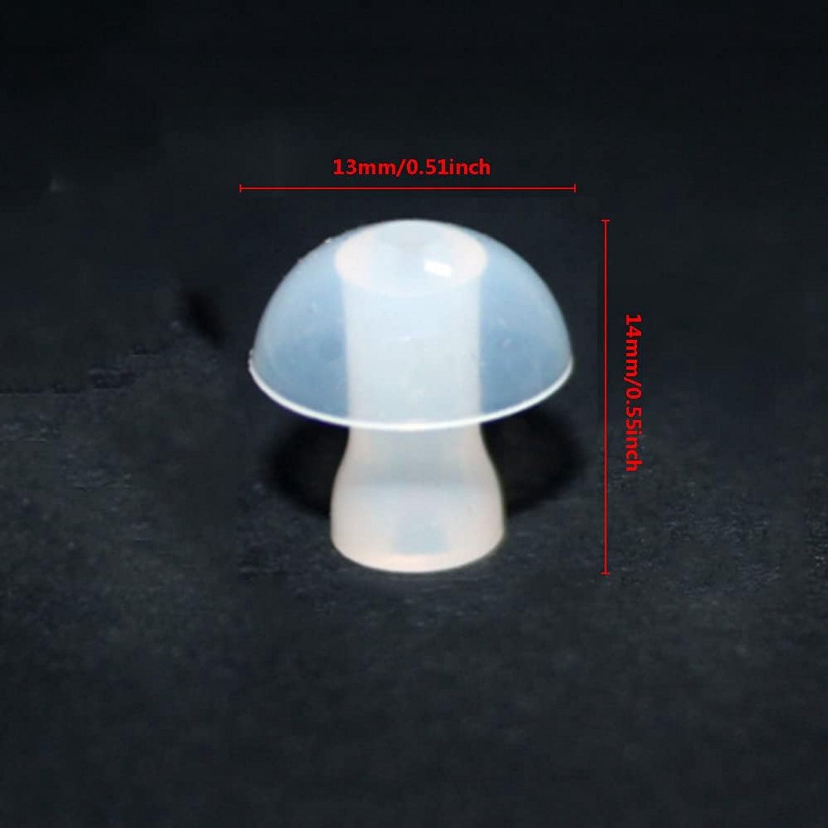 5 Universele Oortelefoon Domes - Siliconen Versterker Koepels in 3 Maten (8, 11, 13 mm)