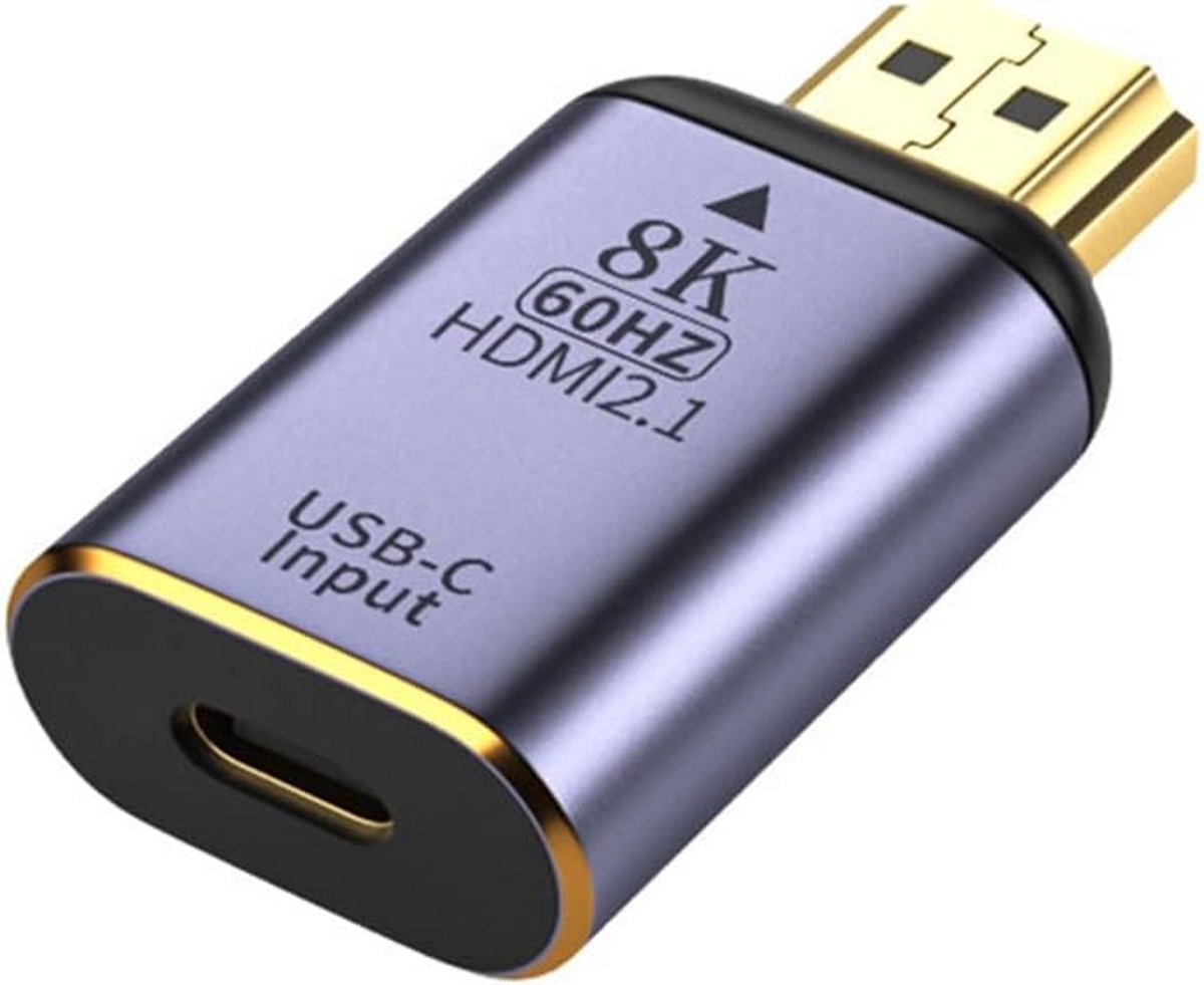 USB-C naar HDMI Adapter voor 8K 60Hz en 4K 120Hz Schermen