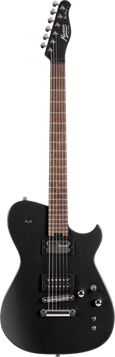 Cort Manson Meta MBM-2H SUS Satin Black Matt Bellamy Signature elektrische gitaar met sustainer