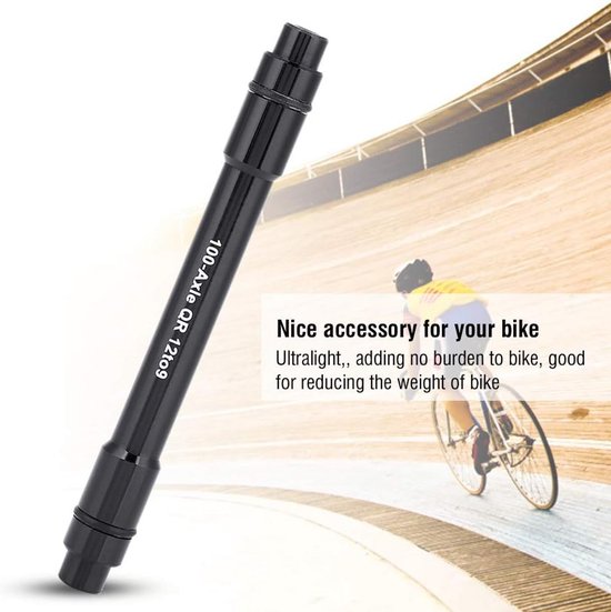 Foto: Fiets steekas adapter 12mm naar 9mm voor snelle installatie