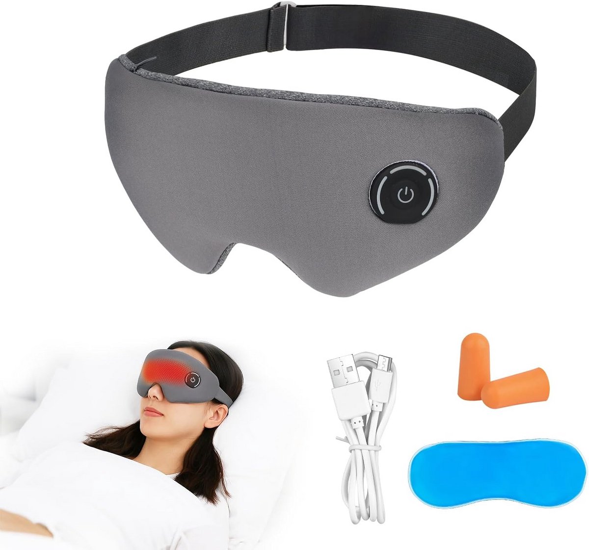 Oogmasker met Warmte voor Droge en Vermoeide Ogen