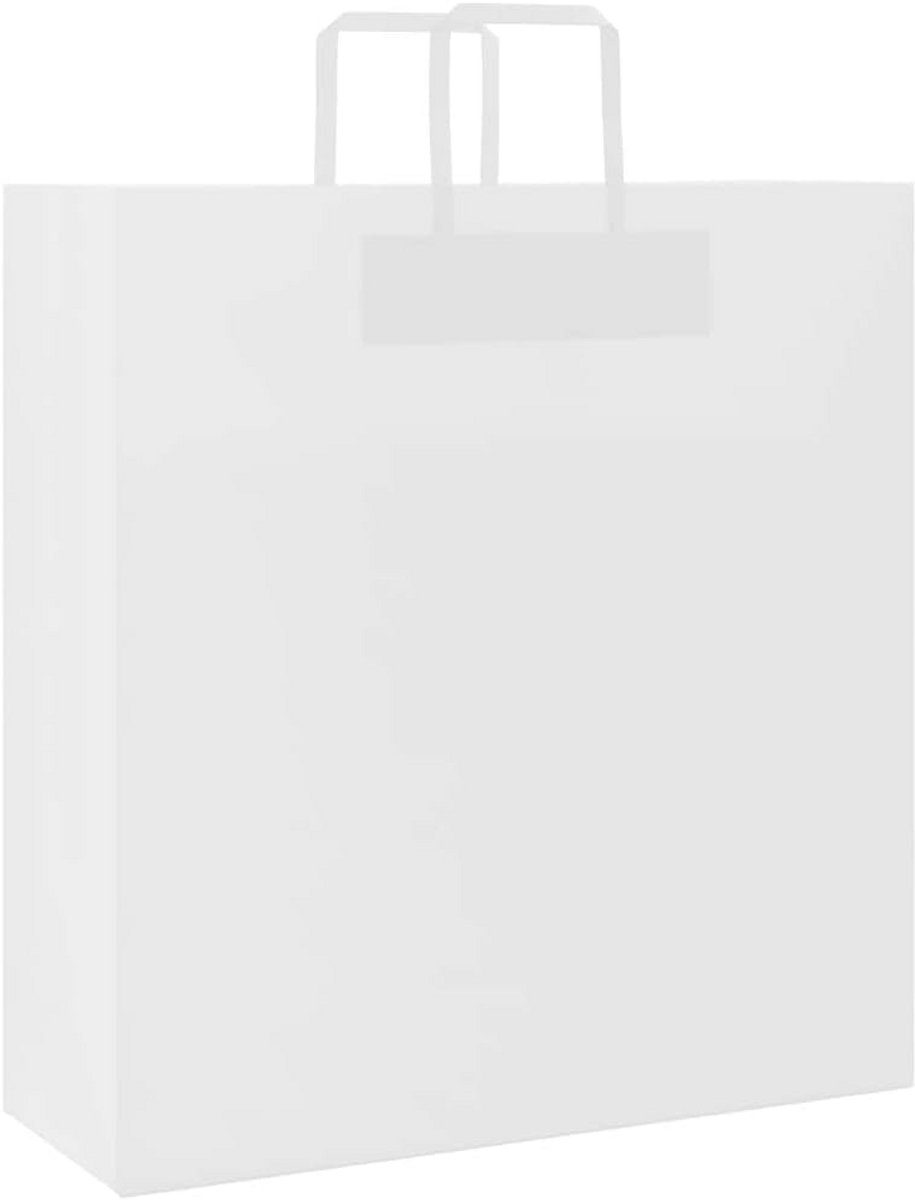 Grote Witte Papieren Zakken met Hengsels (250 Stuks) - 45x17x48 cm
