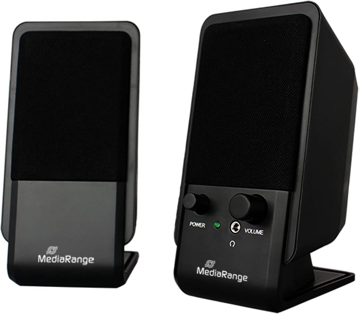 Set PC Luidsprekers Zwart Compact USB Powered