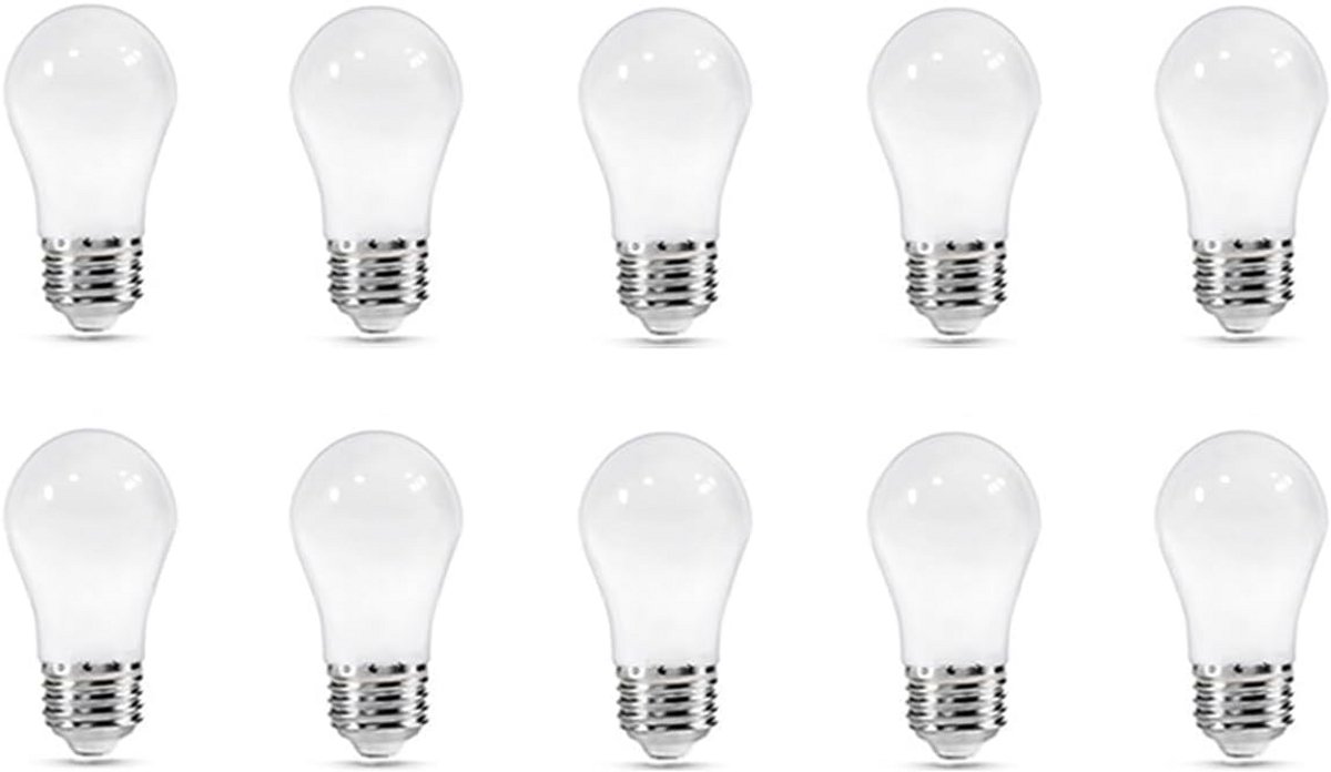 Set van 10 E27 LED Gloeilampen 3W Warm Wit 2700K - Lichtbron voor Binnen en Buiten