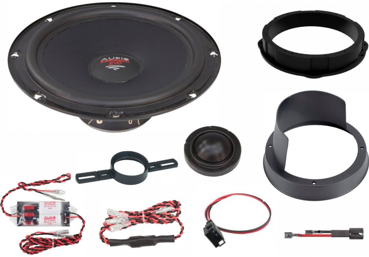 XFIT Audi Q5 8R 200mm 2-Weg Composet – Pasklare Speaker Upgrade Plug en Play Q5 / A5 2008-2016 Radion Serie