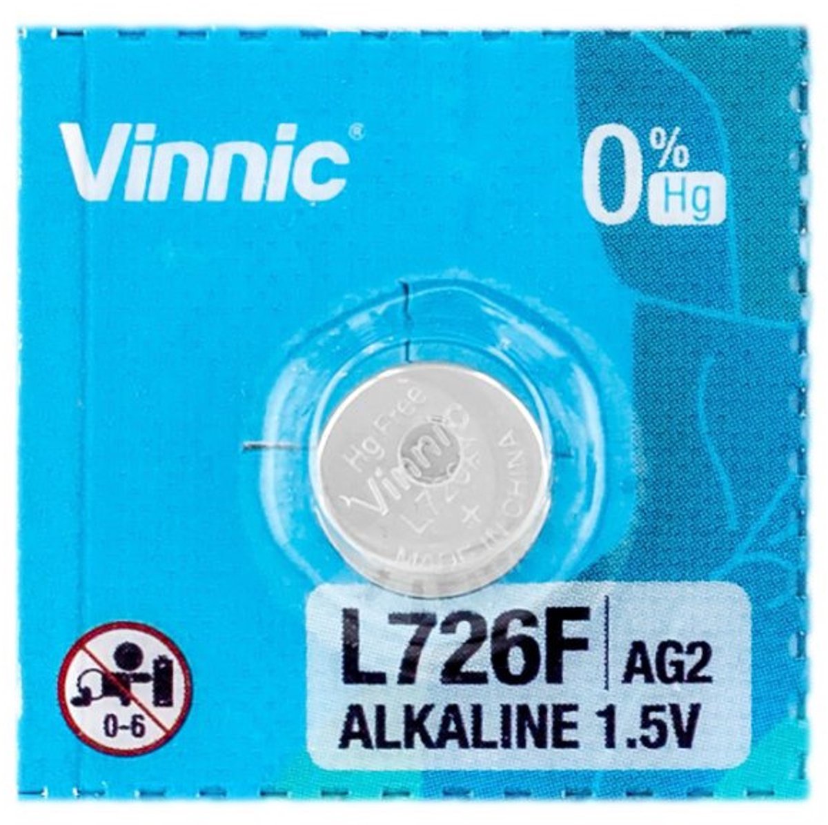 Vinnic - Knoopcelbatterij - 1.5V - Alkalisch