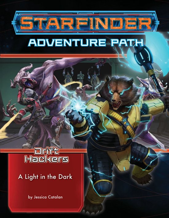 Starfinder Adventure Path: A Light in the Dark (Drift Hacker ... - cover