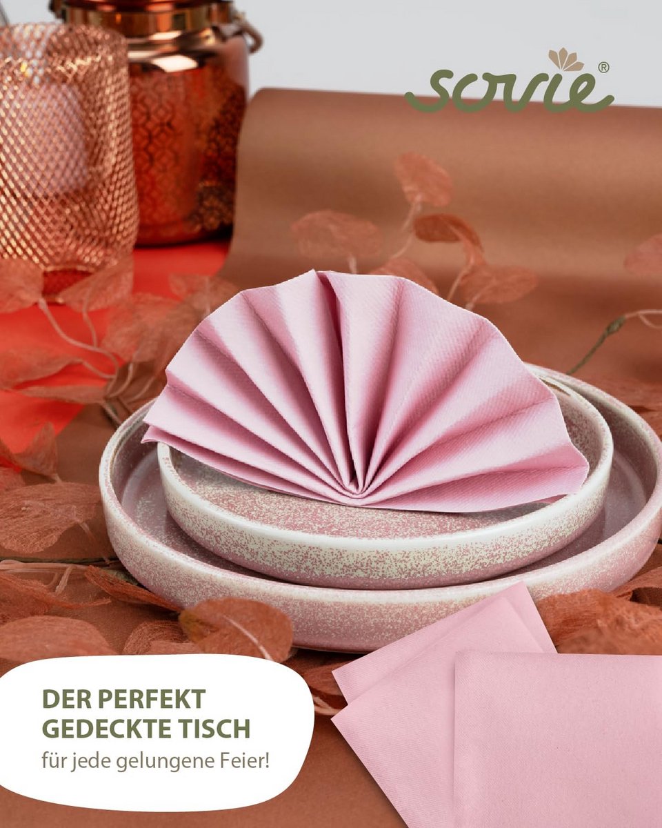 Airlaid Cocktail Servetten 24x24 cm - Set van 100 - Stijlvol en Absorberend