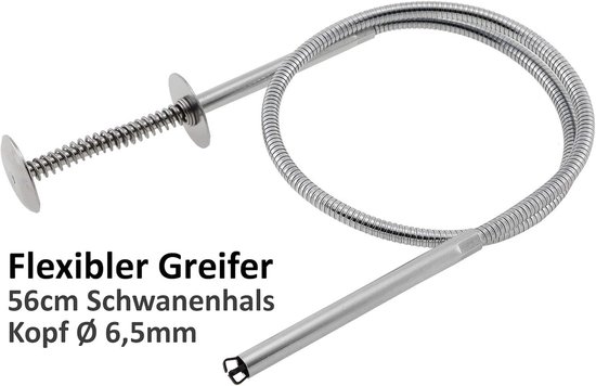 Gereedschapsset Hefmagneet - Pick-up Tools - Kleine Onderdelen Grijpen - Telescopisch Met LED - 80cm Uittrekbaar van Merkloos	 — afbeelding 4