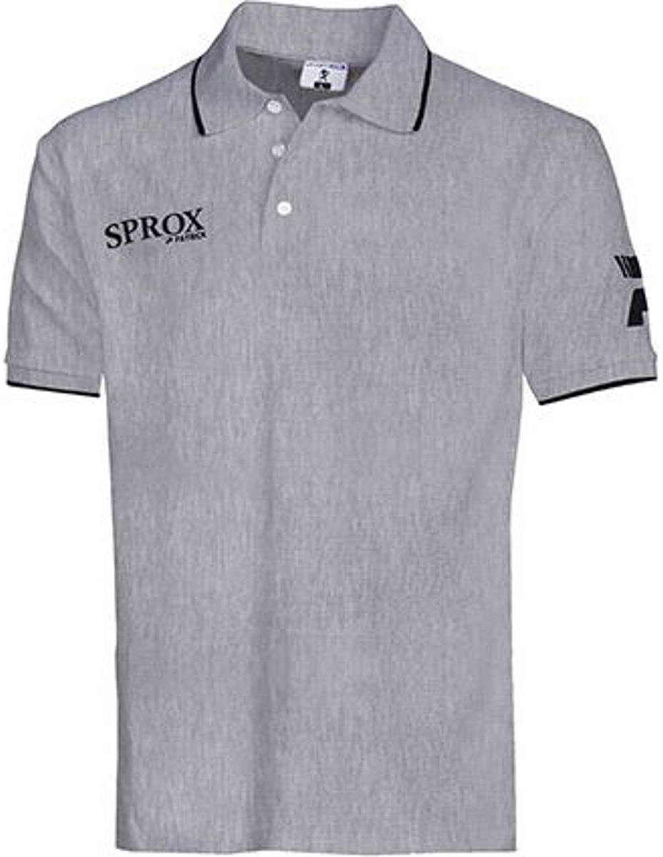 Patrick Sprox Polo Heren - Grijs Gemeleerd | Maat: S