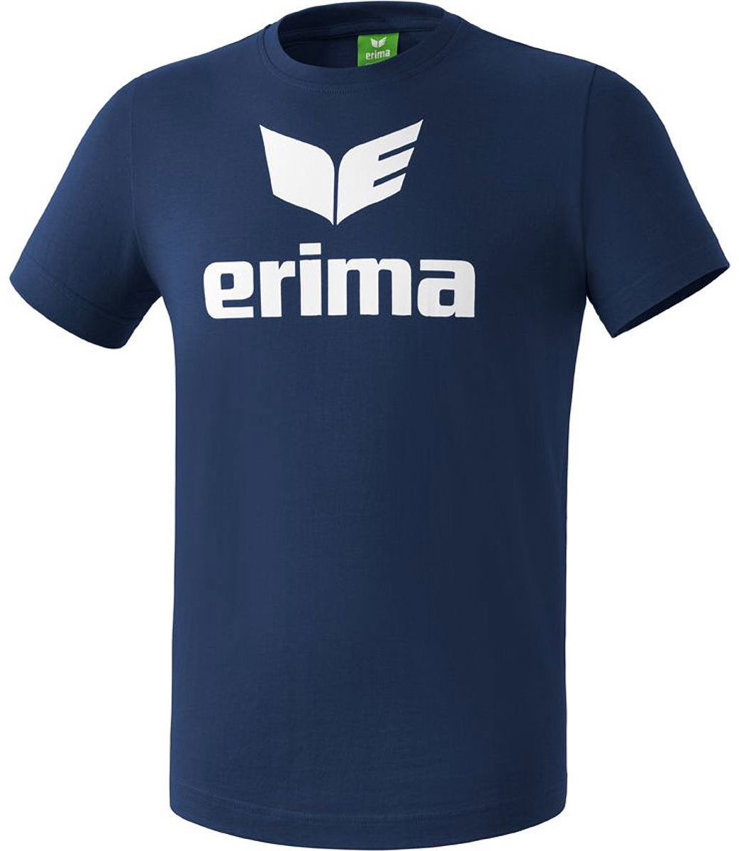 Erima Promo T-Shirt Heren - New Navy / Wit | Maat: XXL