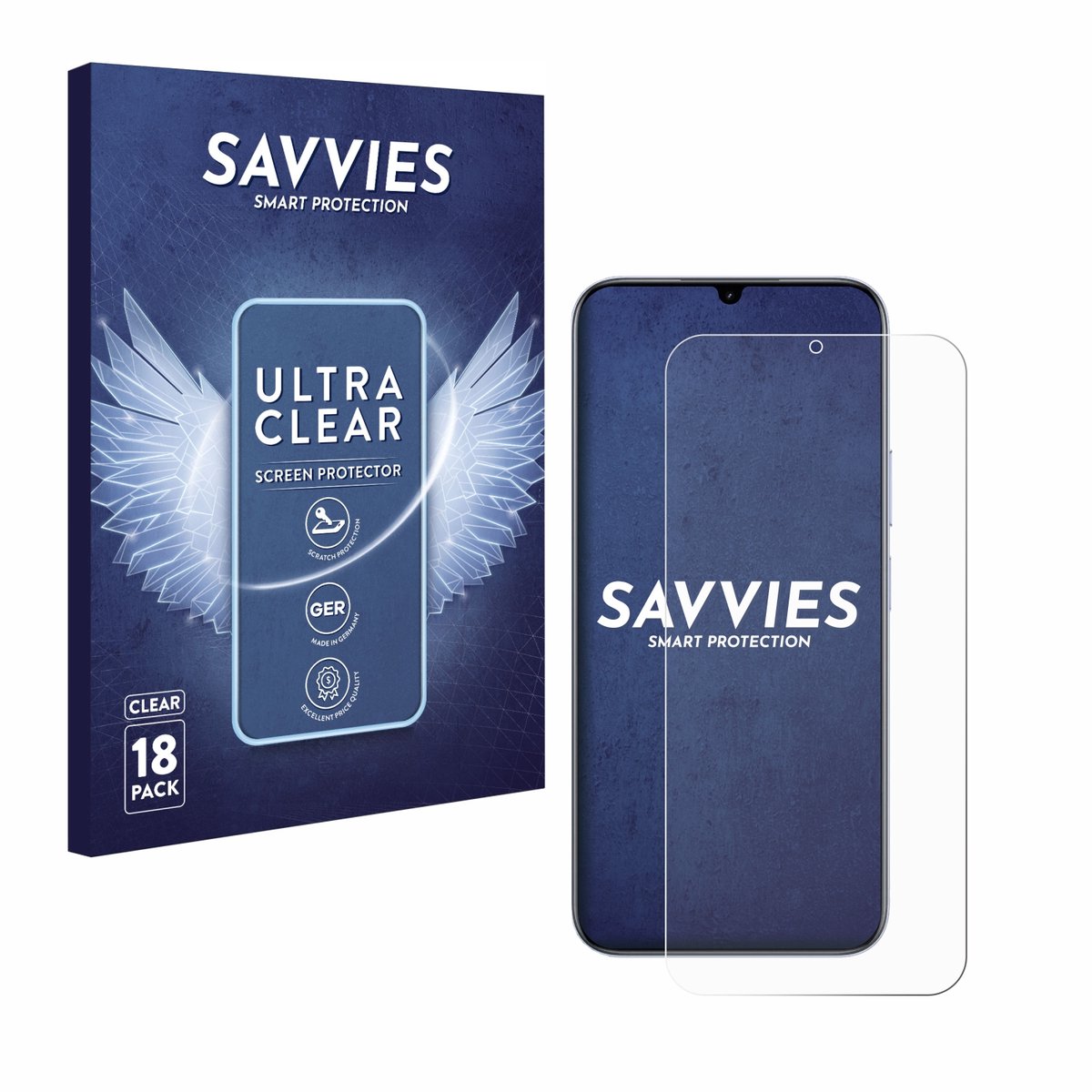 Savvies - Screenprotector voor realme C83 5G - Folie Beschermfolie transparant 18 Stuks