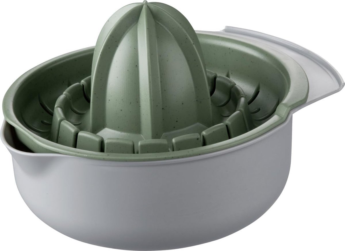 Citrusvruchtenpers - Handpers Sapmaker - Vers Sap Maken - Tweedelig Ontwerp - 500 ML - Grijs Groen