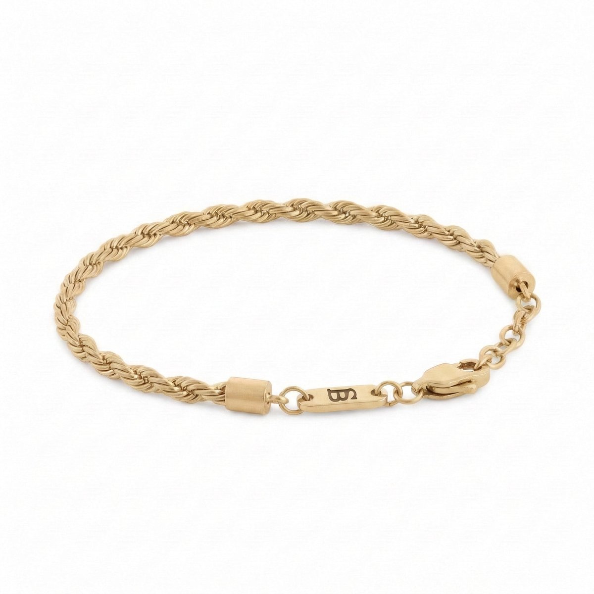 STEEL & BARNETT - Schakelarmband Heren - Helix - Goud - Maat S