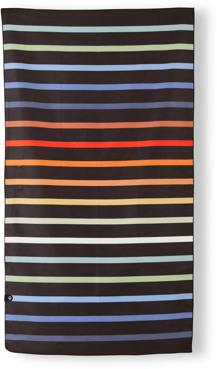 Nomadix - Ultralight towel: pinstripes multi - Multi - OS - Handdoeken