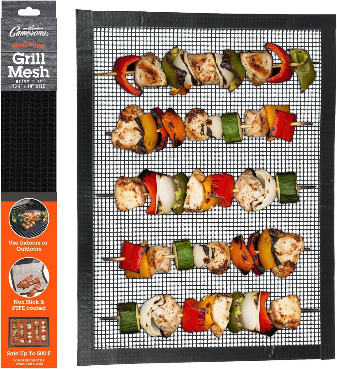 Grillmat - Bakplaat - BBQ Grillen - Antiaanbaklaag - Medium Rechthoekig - Zwart